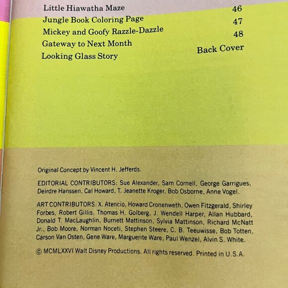 Vintage Disney Magazine Lot - 3 Issues from 1969-1970s - Rare Collectible Disney - Picture 4 of 5